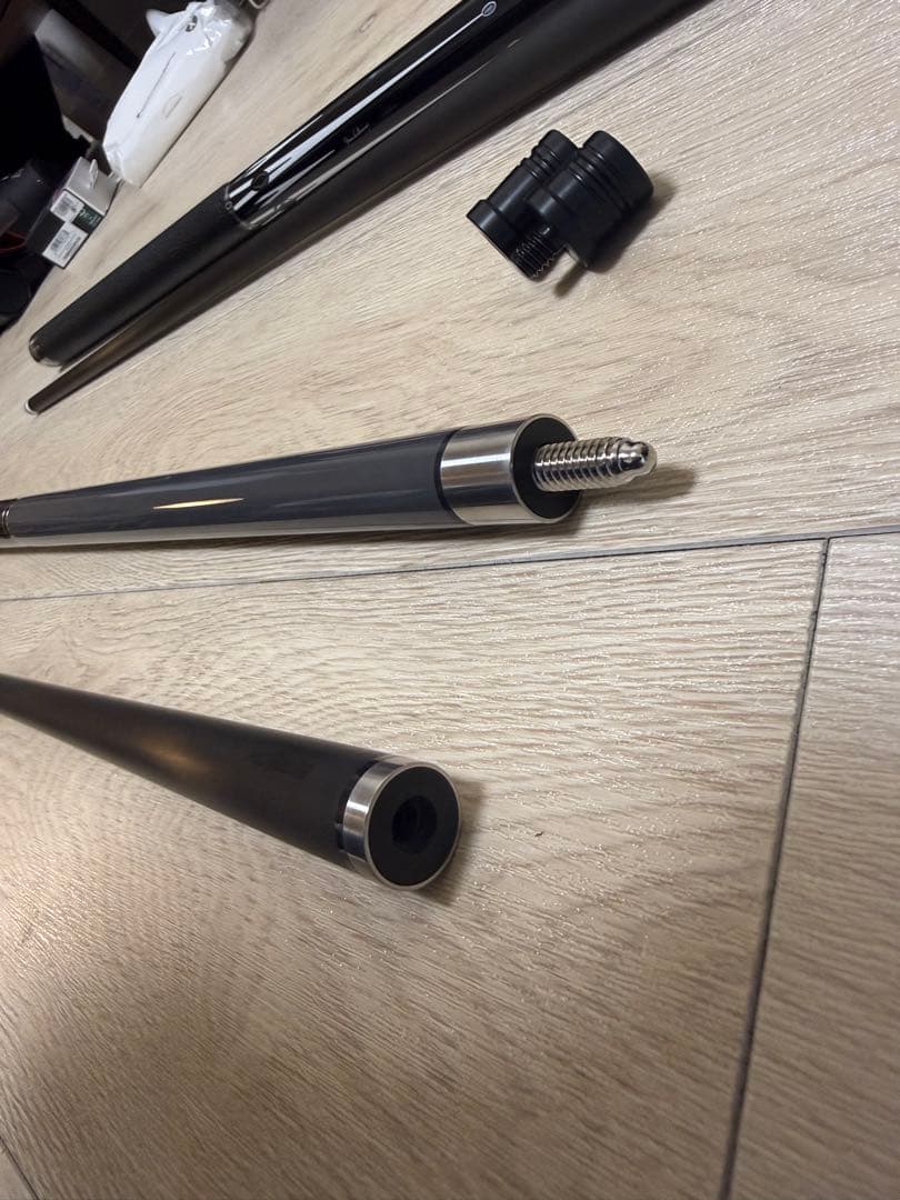 キューテック CUETEC 各種キュー, ケースなど一式（シナジーシャフト装備）