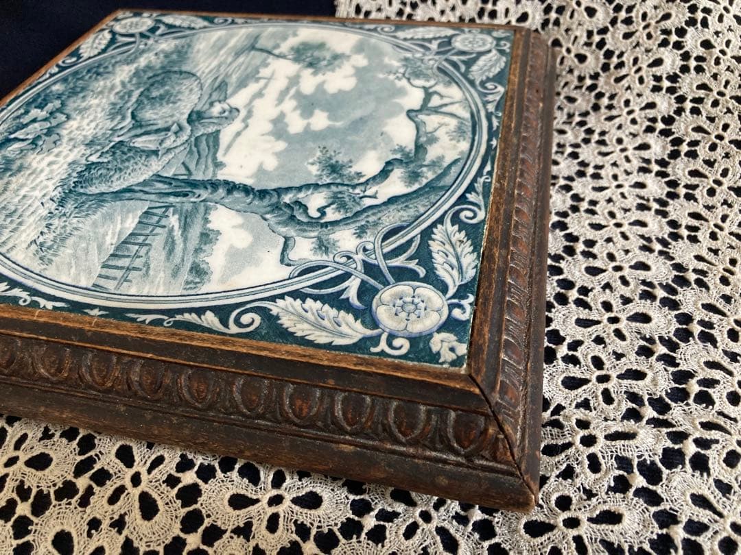 ジアン窯 Gienトリペット フランス　アンティーク