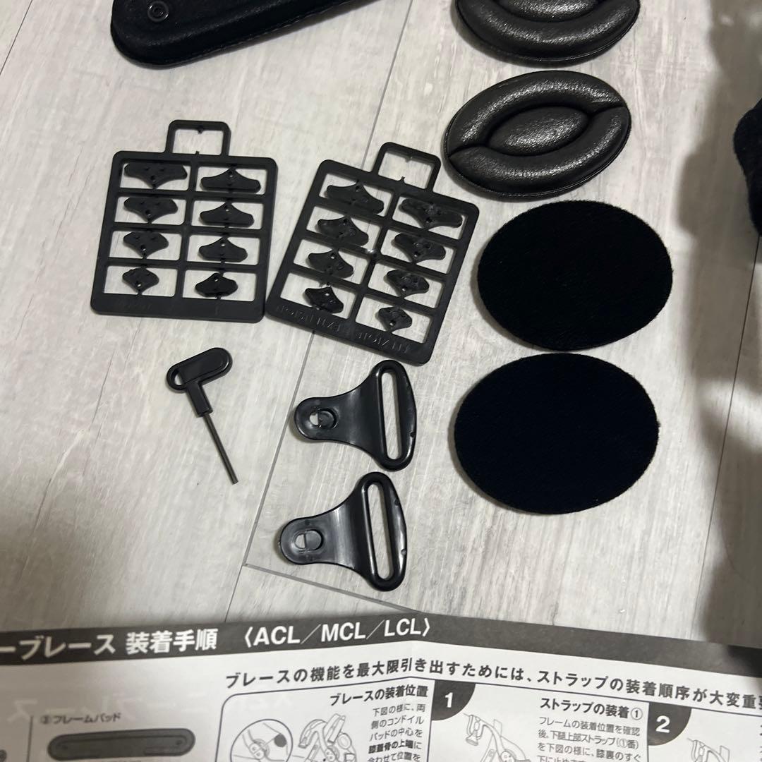 左足　ニーブレース　膝　前十字靭帯　x2k compacr breg 　補装具