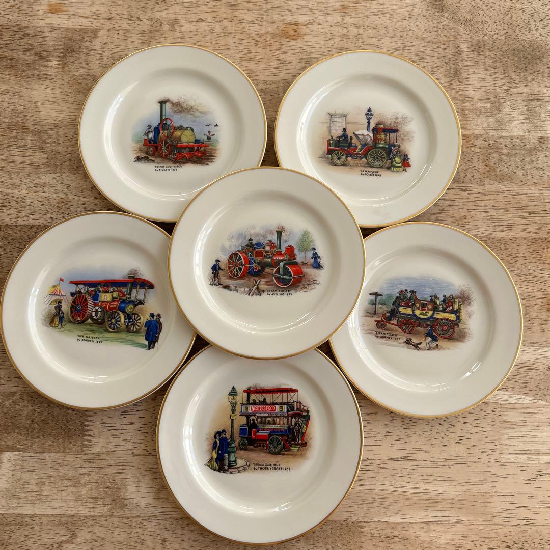 デザイン プレート6枚セット　アンティーク皿　アメリカ