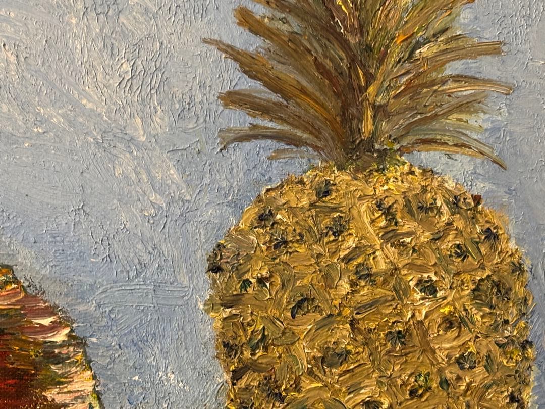 麦わら帽子　パイナップル　桃