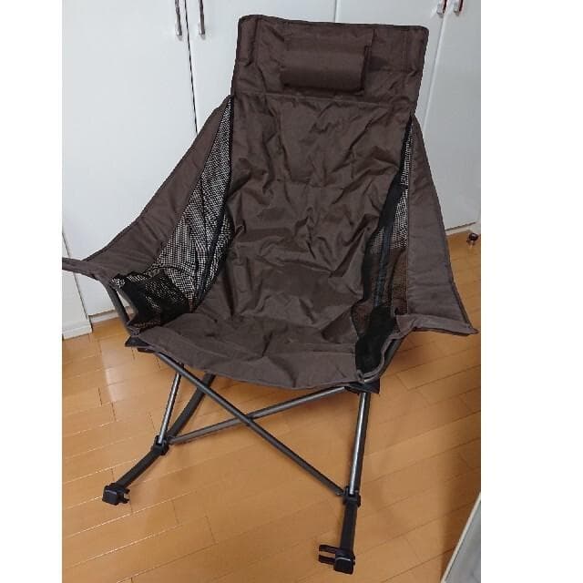 ブラウン メッシュバック アウトドアチェア