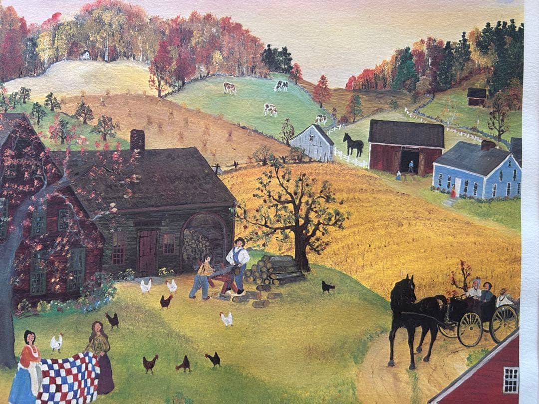 ウィルモーゼス　ビンテージ　リトグラフ