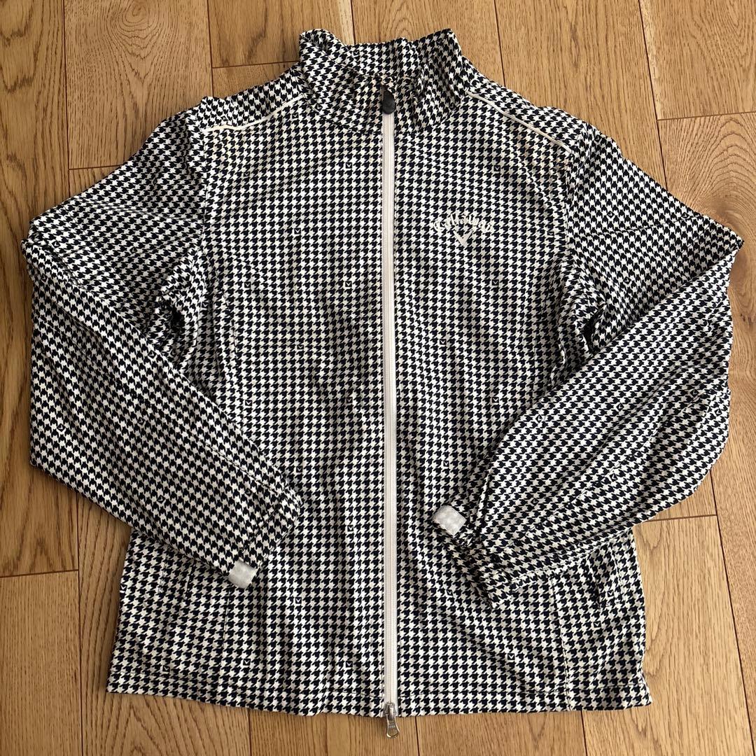 Callaway レインコート 千鳥柄 上下セット ジャケット ズボン Sサイズ