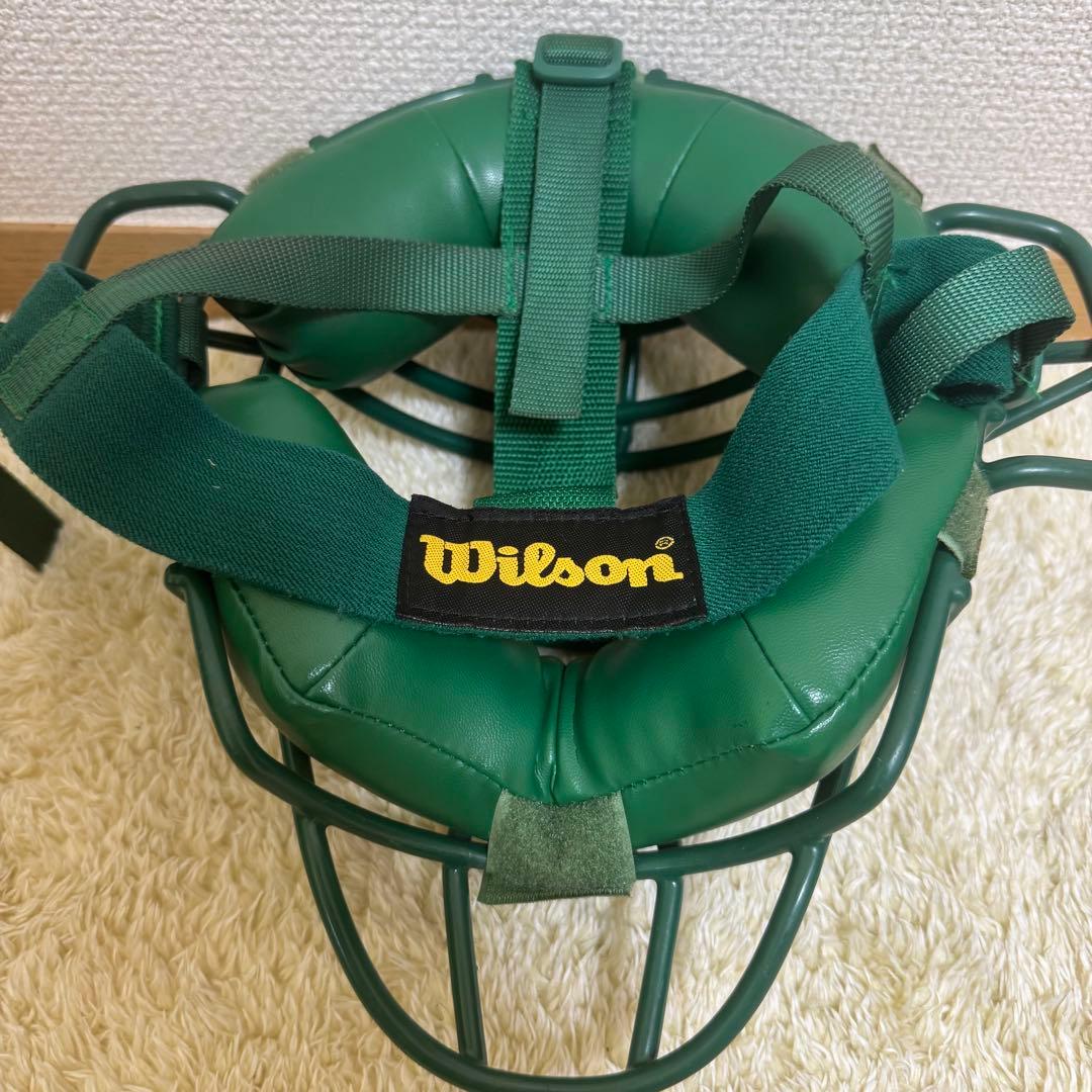 Wilson ウィルソン　硬式　審判用　マスク　 グリーンA3027