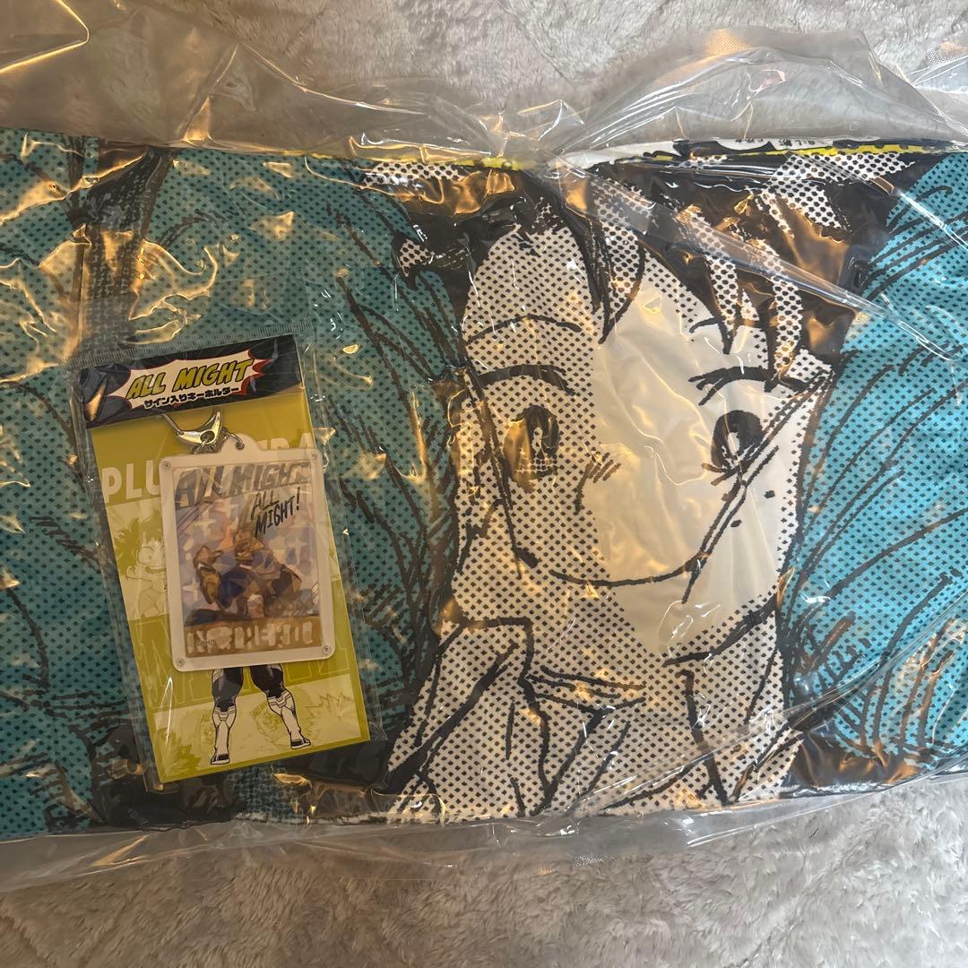 ヒロアカ オールマイトサイン入りキーホルダー 沈むんだけどすごくない？クッション