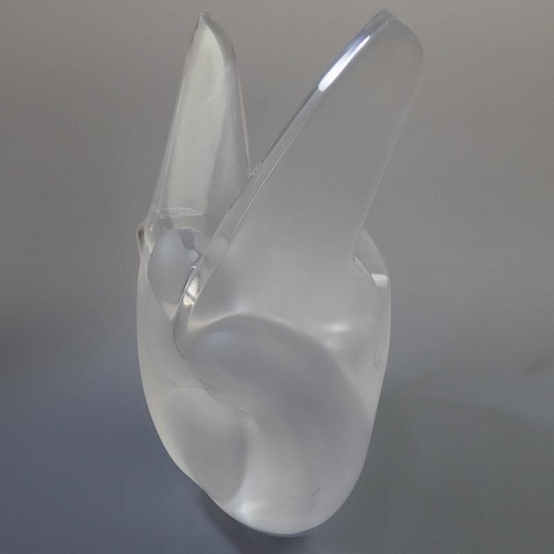 RU-6021　LALIQUE クリスタル　シルヴィ　花瓶