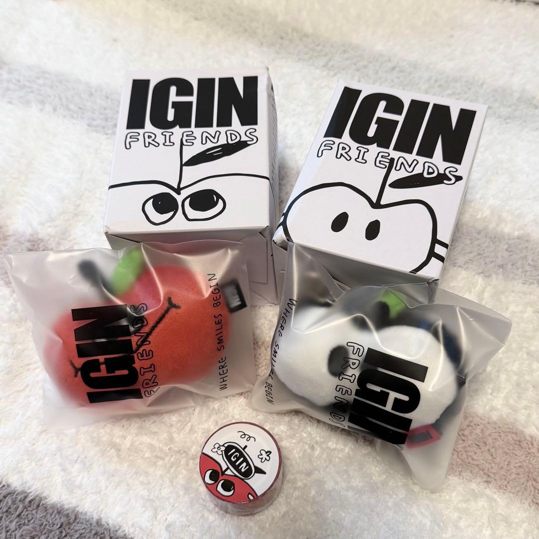 JIN / IGIN APPURI KEYRING + マスキングテープ&うちわ