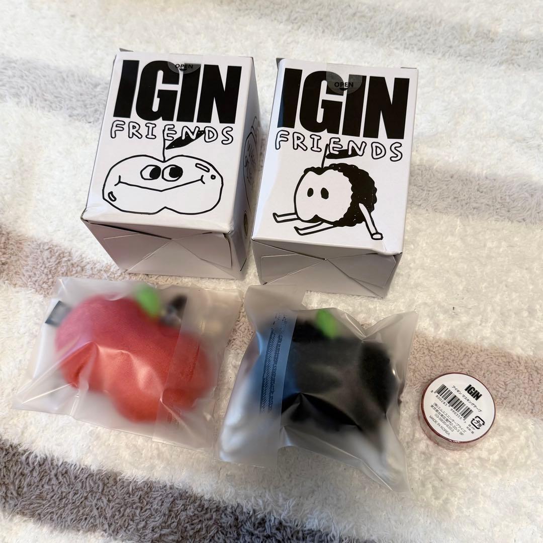 JIN / IGIN APPURI KEYRING + マスキングテープ&うちわ