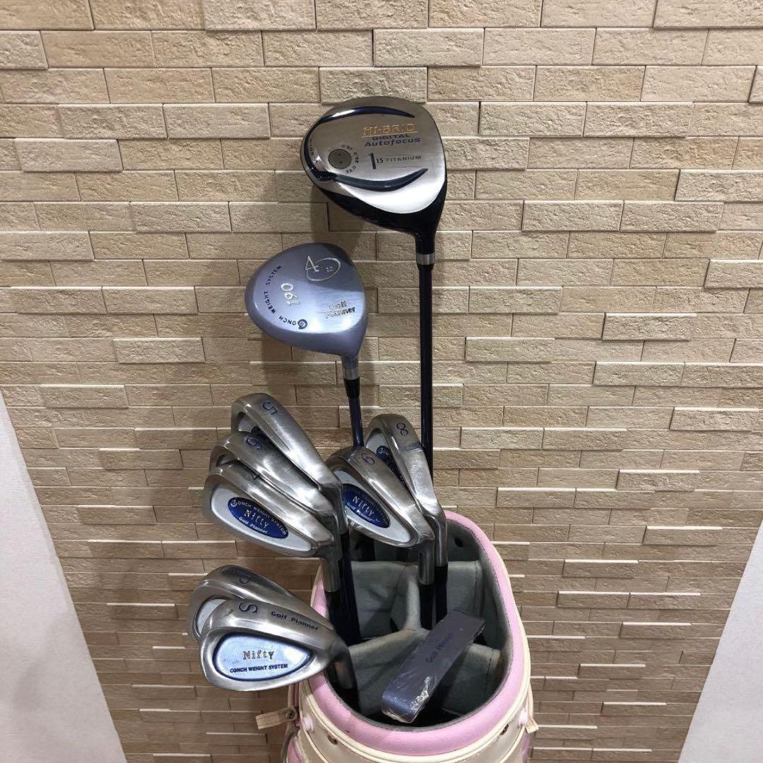 初心者向け/レディースゴルフクラブセット