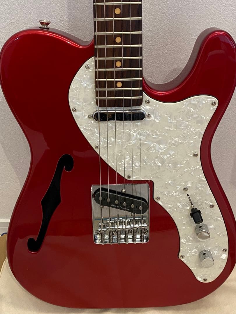 SquierbyFenderスクワイヤテレキャスターシンラインエレキギターレッド