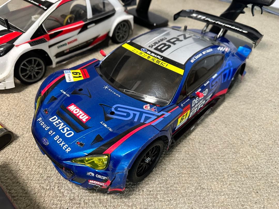 タミヤTT-01 type-Eラジコン2台フルセットBRZ、ヤリス