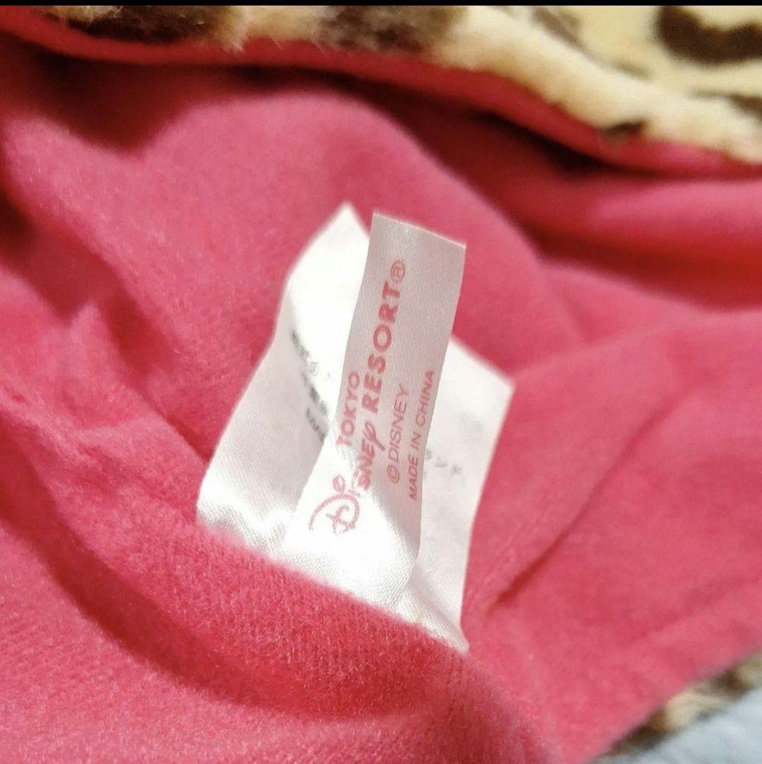 ディズニー　ミニー マフラーキャップ　ヒョウ柄　レオパード　ファンキャップ