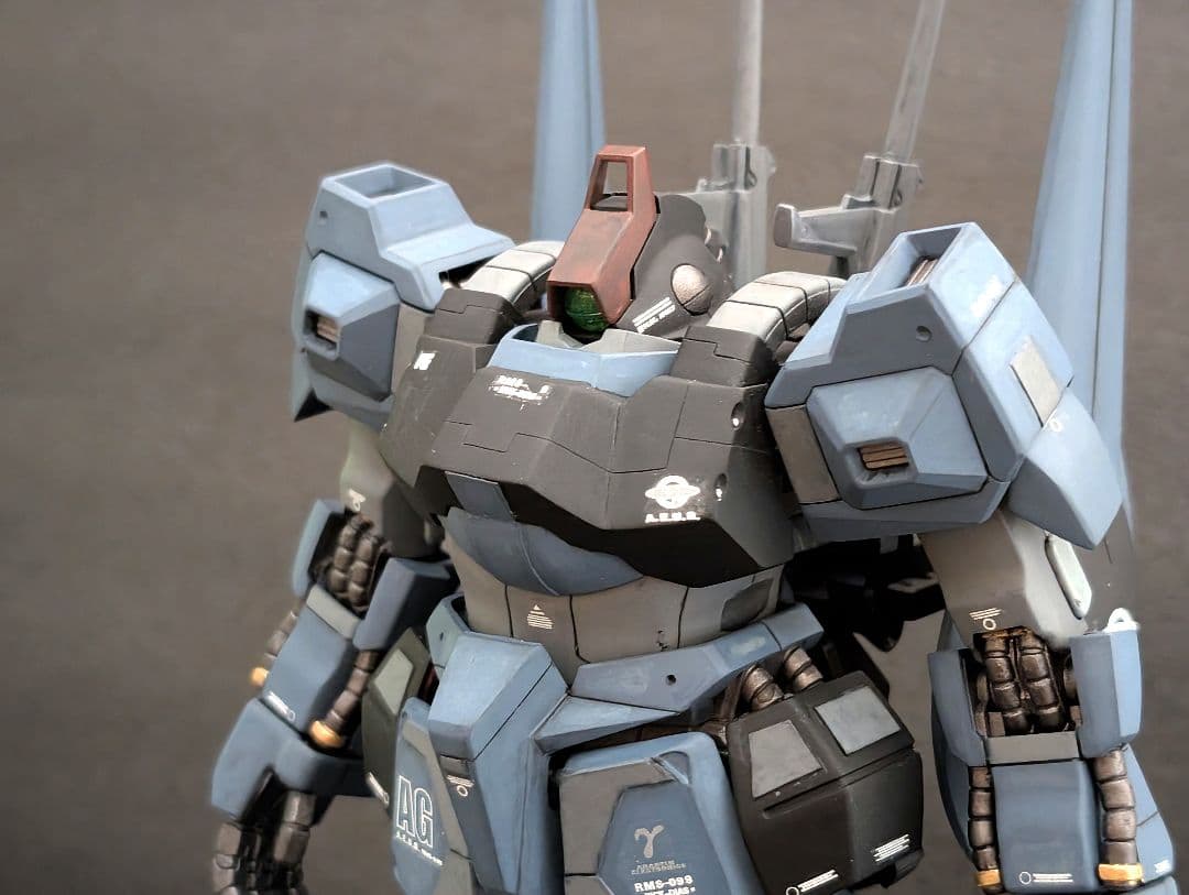 ガンプラ MG リックディアス 全塗装 改修 完成品 塗装済