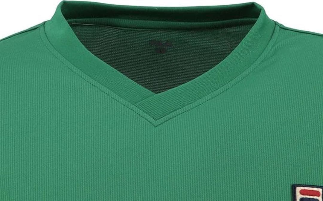 FILA フィラ テニスウェア 半袖Tシャツ VM5603グリーン メンズM新品