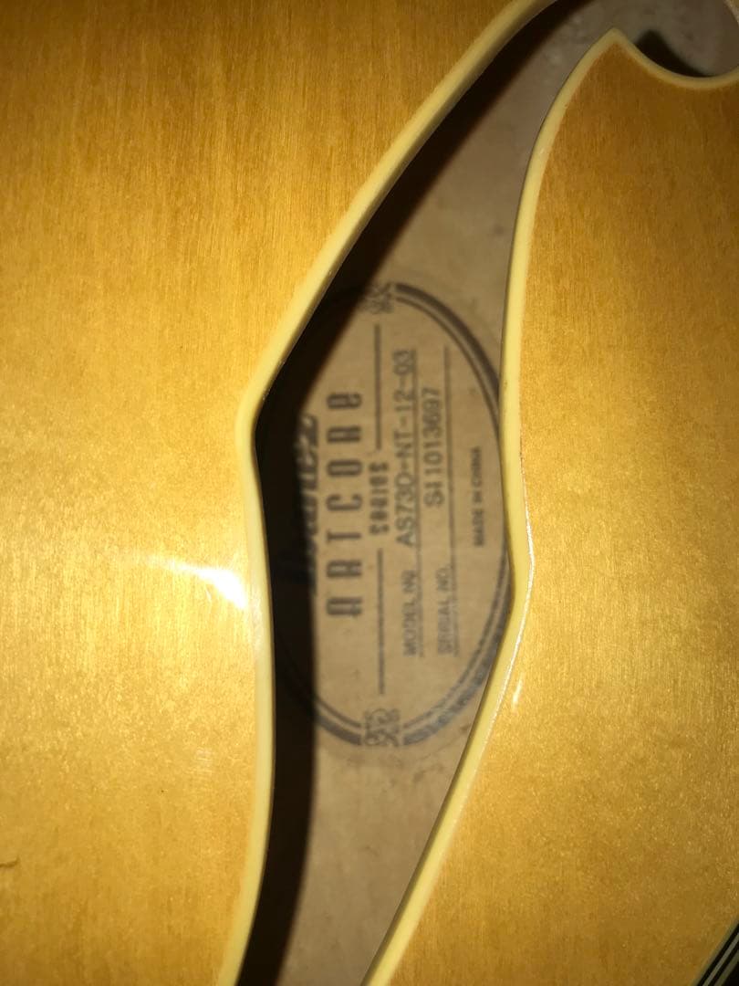 Ibanez セミアコースティックギター AS73D