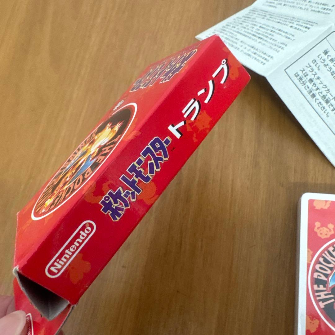 【レア・希少】初代 ポケモン ポケットモンスター トランプ　赤　未使用