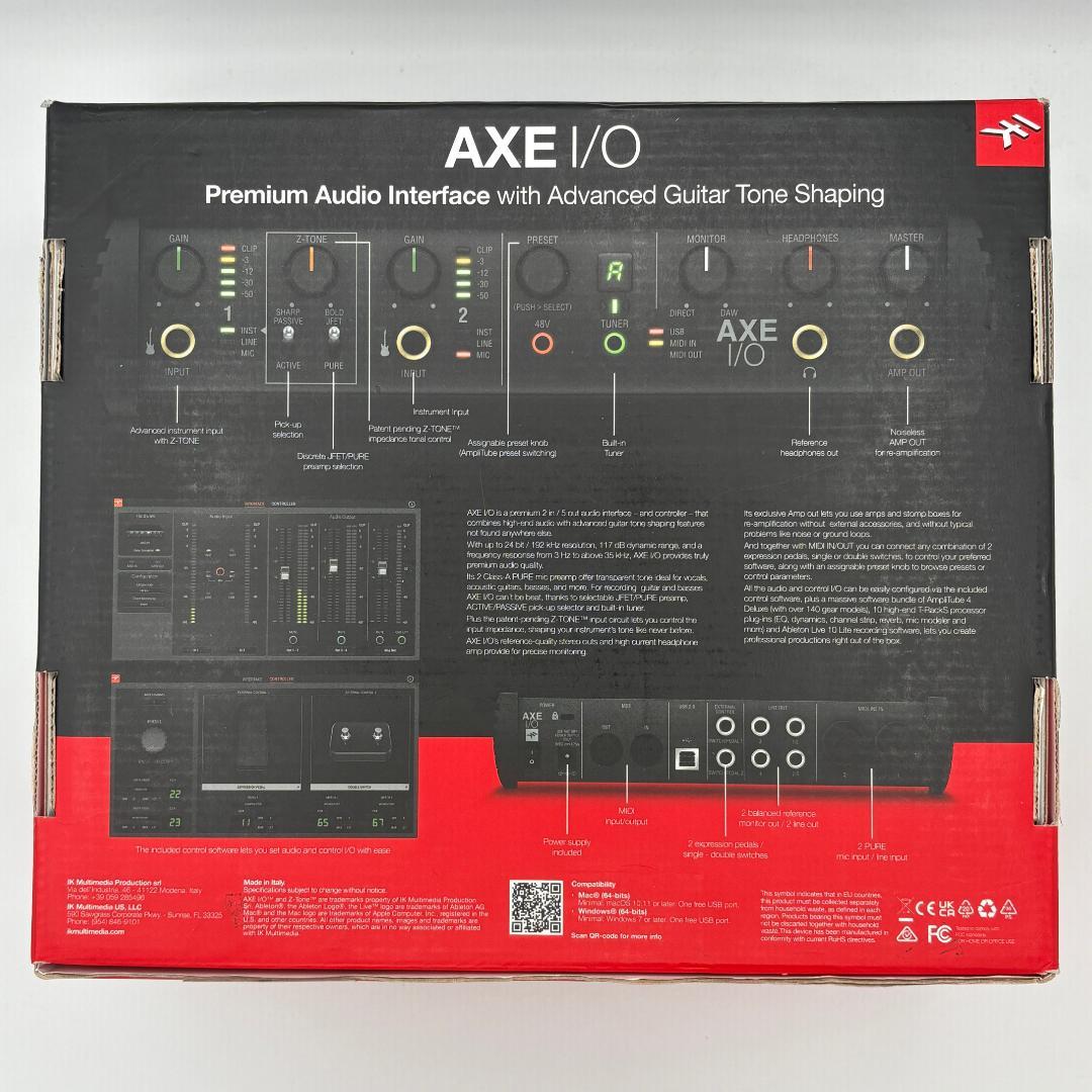 DTM・DAW IK Multimedia AXE I/O + AmpliTube 5 MAX