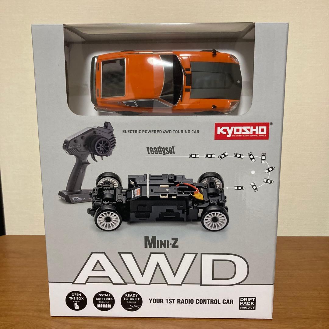 未使用 京商 ミニッツAWD フェアレディ 240Z-L チューンド オレンジ