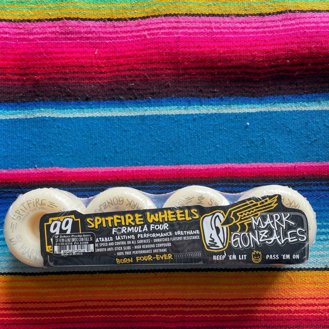 Spitfireコニカルフルマークゴンザレススケボーウィール 58mm99a