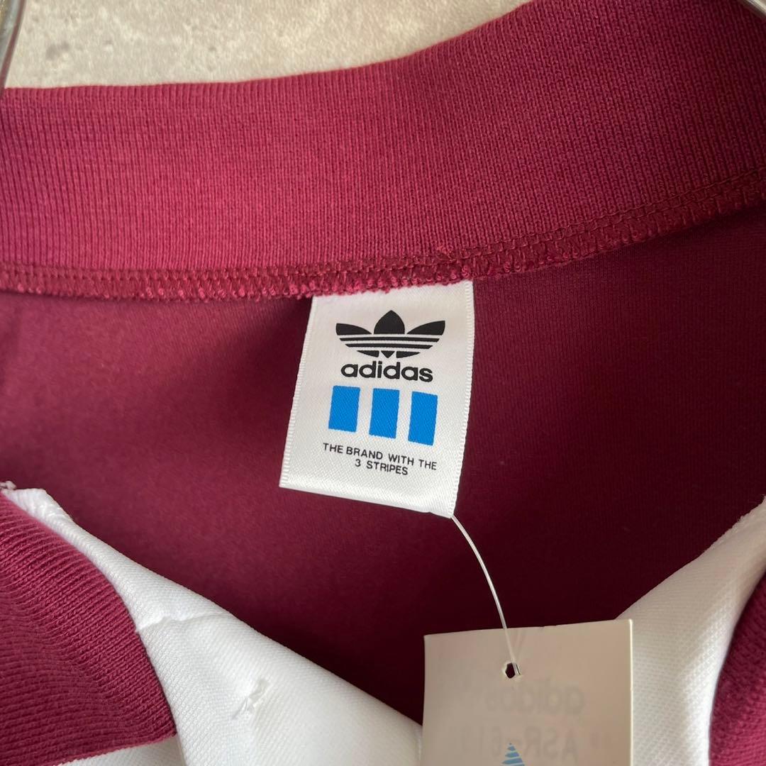 90s adidasデサント デッドストック 長袖サッカーシャツ ビッグサイズ