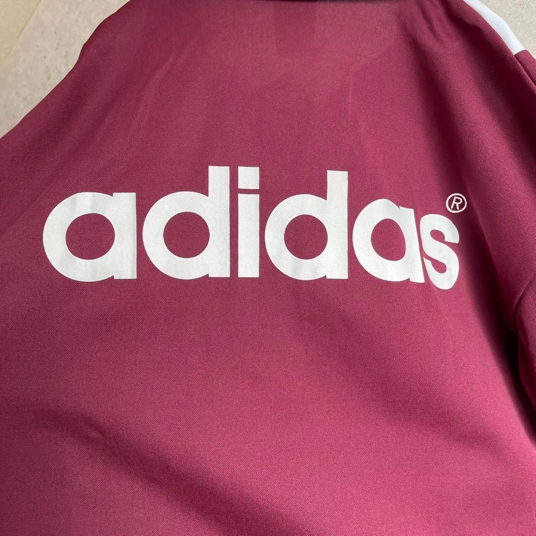 90s adidasデサント デッドストック 長袖サッカーシャツ ビッグサイズ