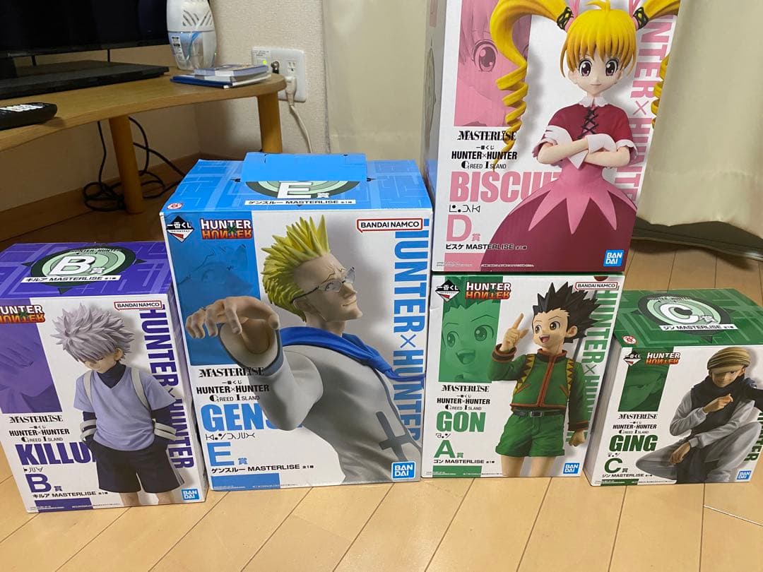 HUNTER × HUNTER一番くじフィギュア5体セット ゴン キルア ビスケ