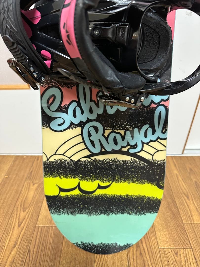 3セットSABRINAスノー ボード135cmビンディング付ブツ24cm