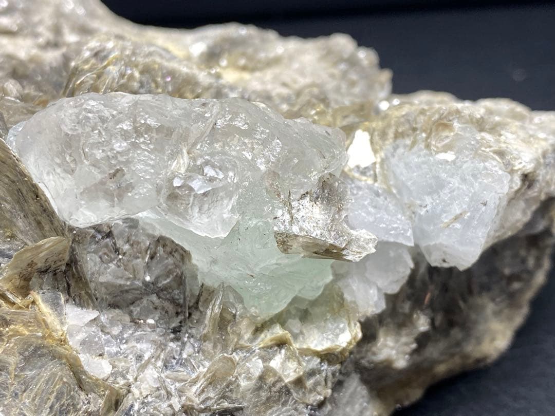 アクアマリン　フローライト　マイカ　627g