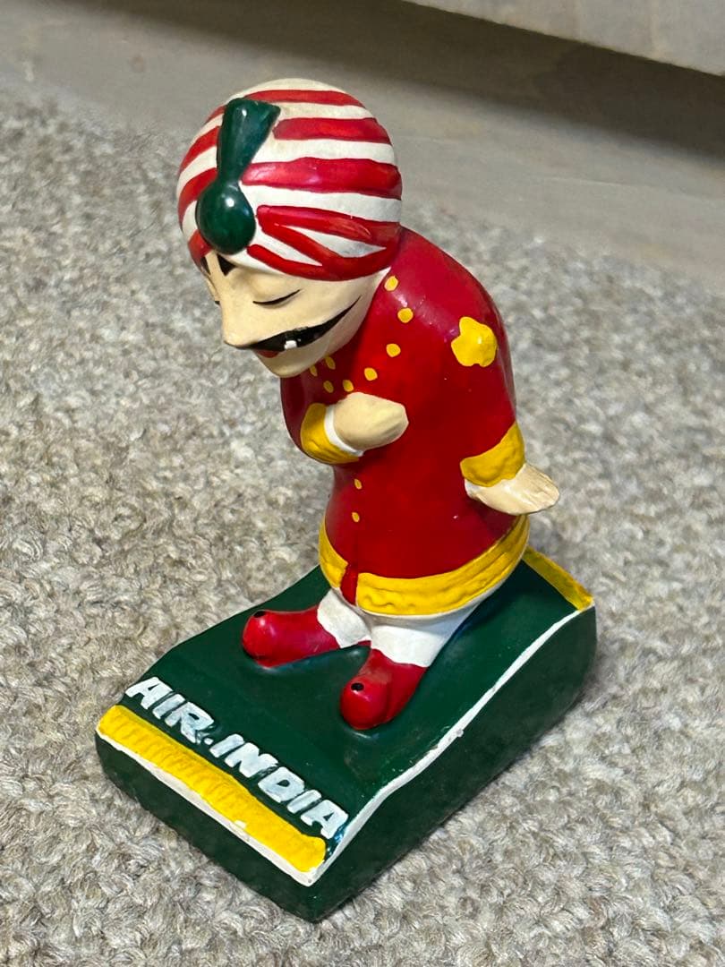 ビンテージ AIR-INDIA エア・インディア マハラジャ君 人形 フィギュア