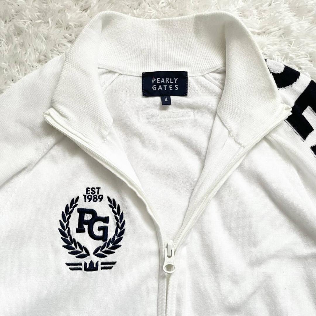 極美品✨PEARLY GATES ドライバーズニット ジャケット ダブルジップ