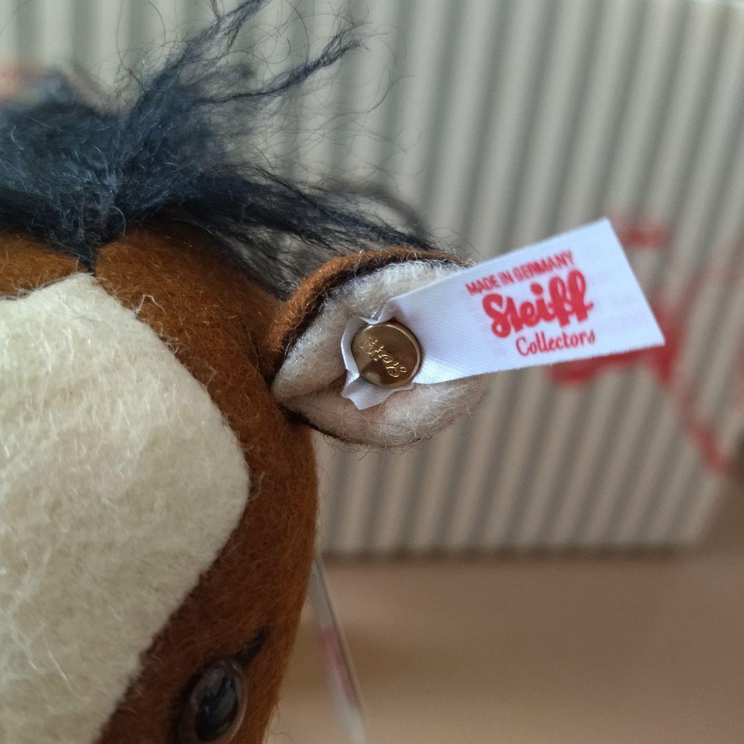 Steiff シュタイフ 馬 限定 世界限定 83番 外箱 証明書 美品