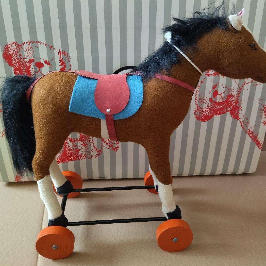 Steiff シュタイフ 馬 限定 世界限定 83番 外箱 証明書 美品