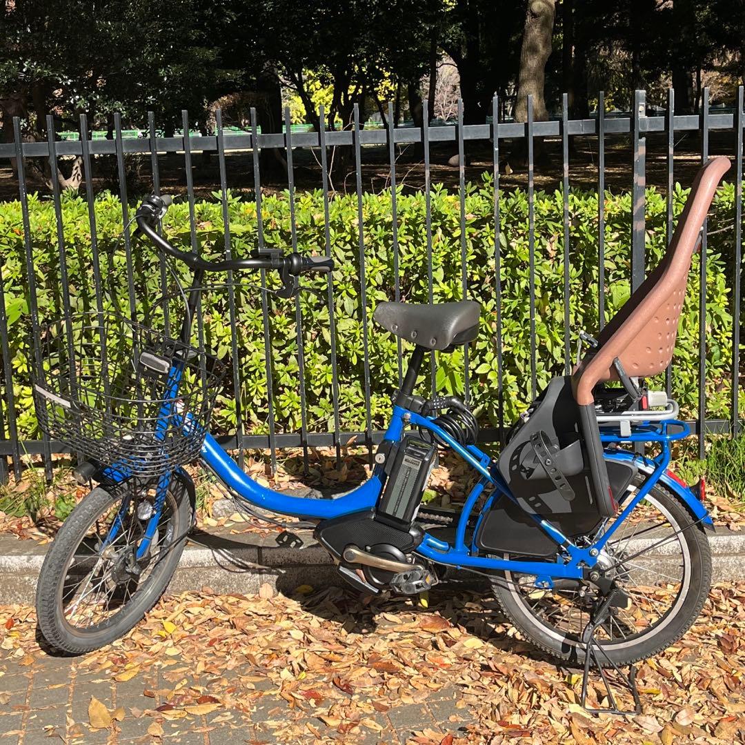 PAS Babby電動アシスト自転車 チャイルドシート付き ブルー