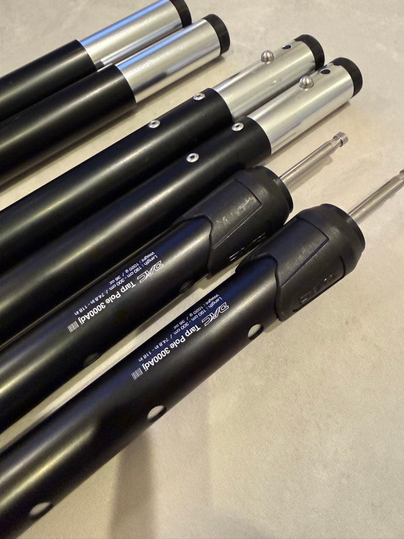 DAC Pole 3000 Adj - Black　2本セット