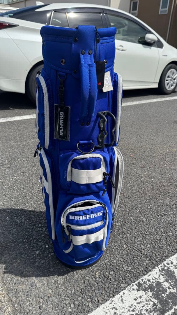 【新品未使用・景品】ブリーフィング CR-6 キャディバッグ ブルー