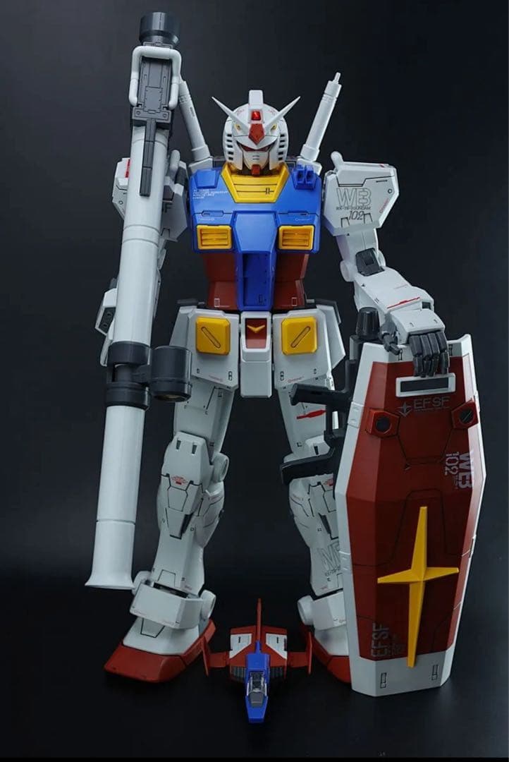 RX-78-2 ガンダム ギガサイズ　水転写デカール付発光ユニット付ラスト在庫