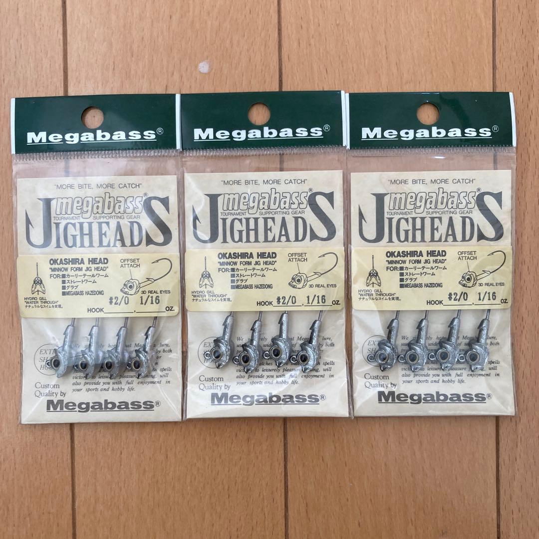 メガバス　オカシラヘッド(ジグヘッド) 14セット56本　オールド