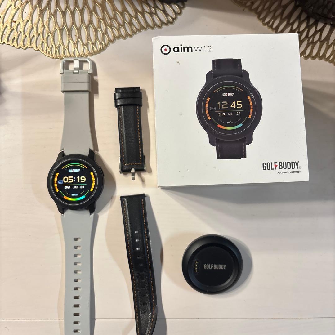 GOLF BUDDY aim W12 GPSナビウォッチ