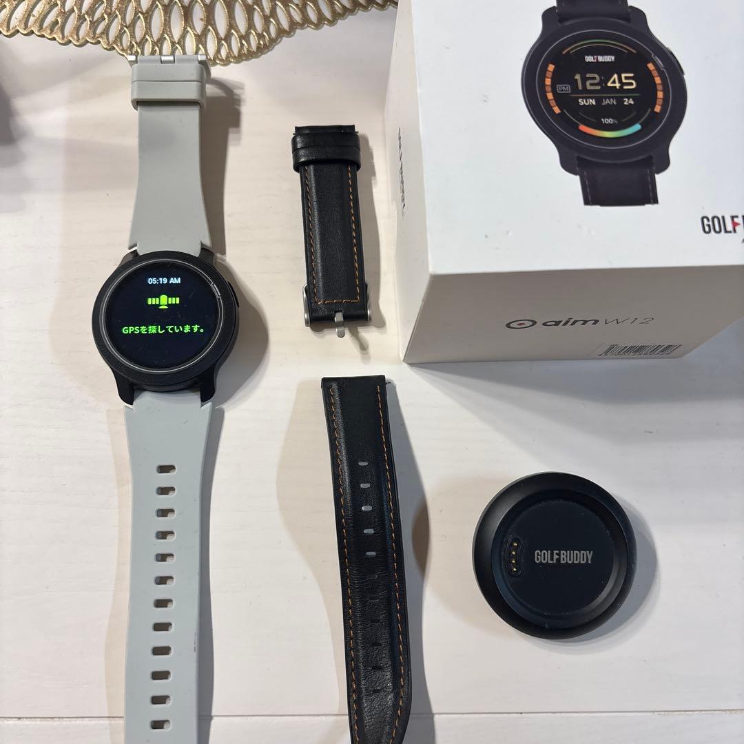 GOLF BUDDY aim W12 GPSナビウォッチ
