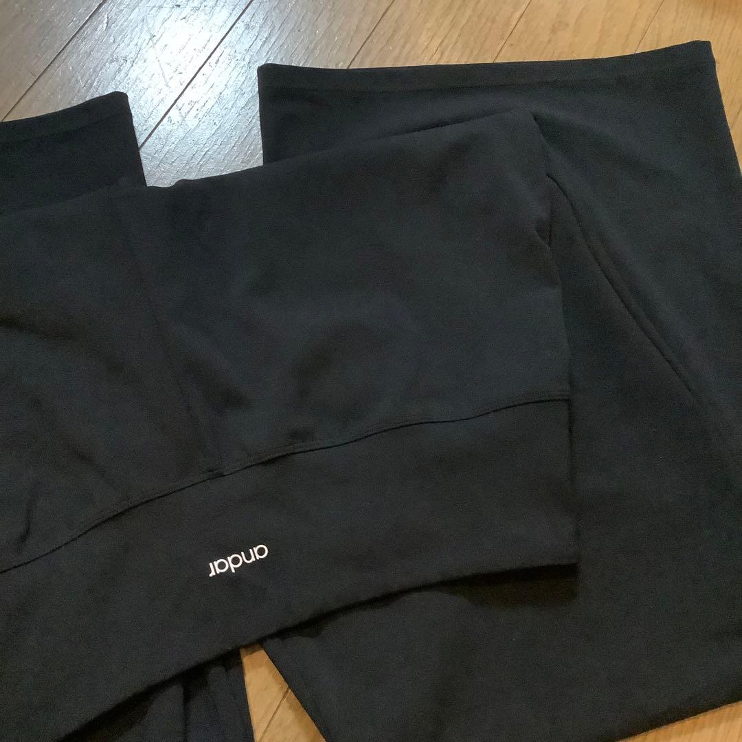 andar Airywin マキシワイドレギンス　黒 L ロング