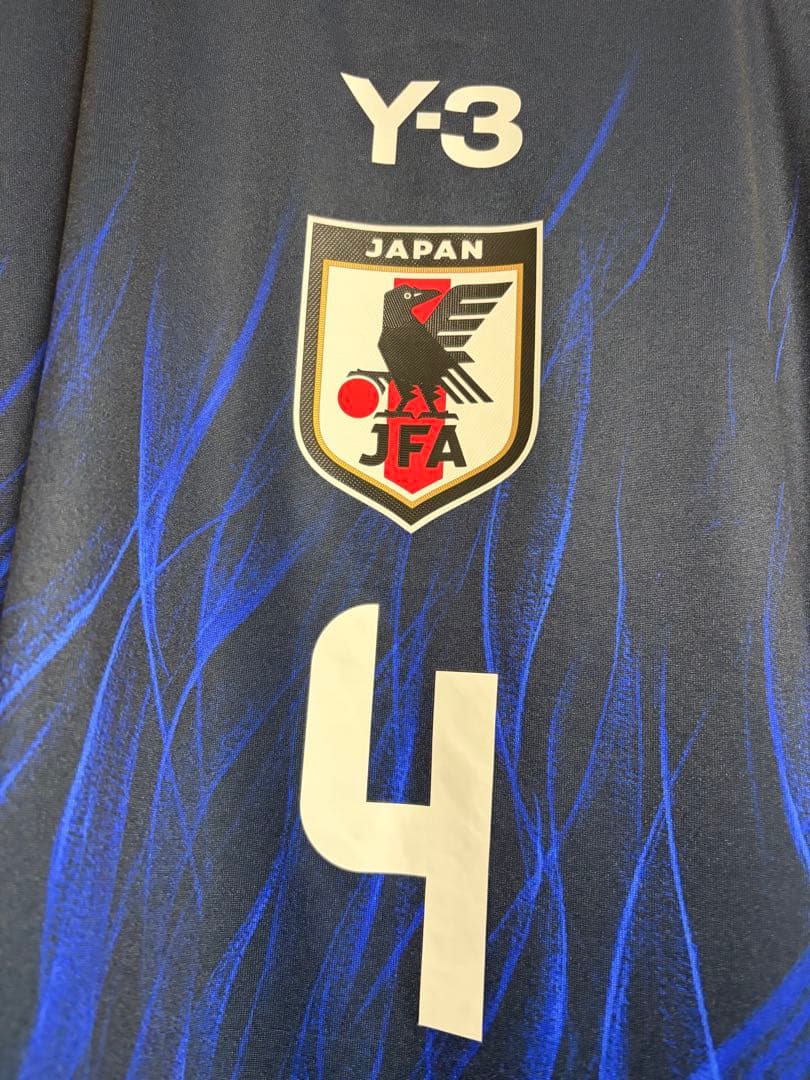 日本代表　板倉滉　♯4 オーセンティックユニフォーム　Y-3 4XLサイズ