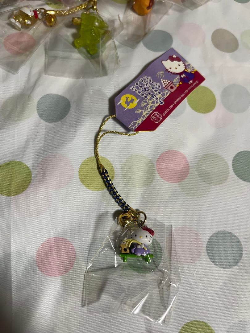 ハローキティ お月見 ストラップお値下げ中。