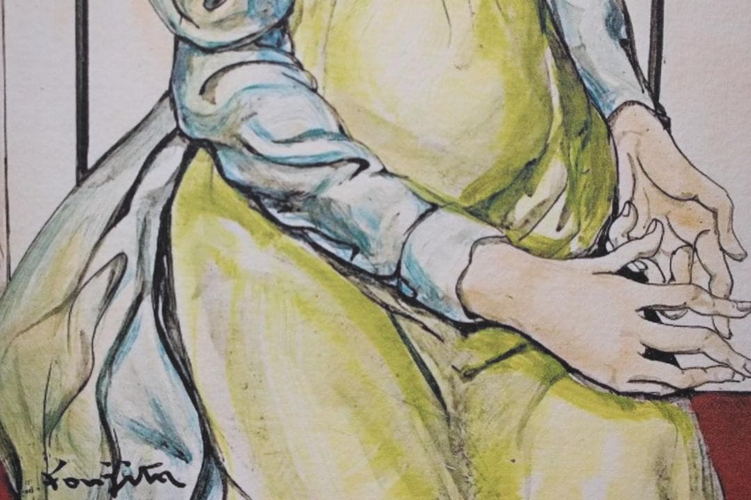 藤田嗣治 エスタンプリトグラフ 少女 75部限定