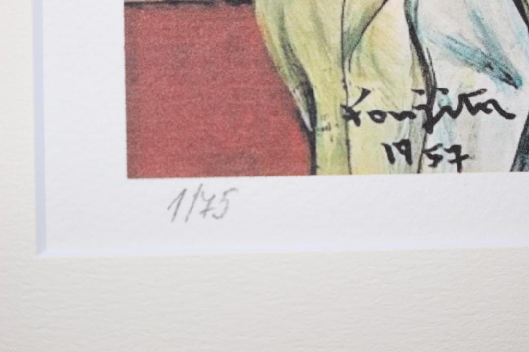 藤田嗣治 エスタンプリトグラフ 少女 75部限定