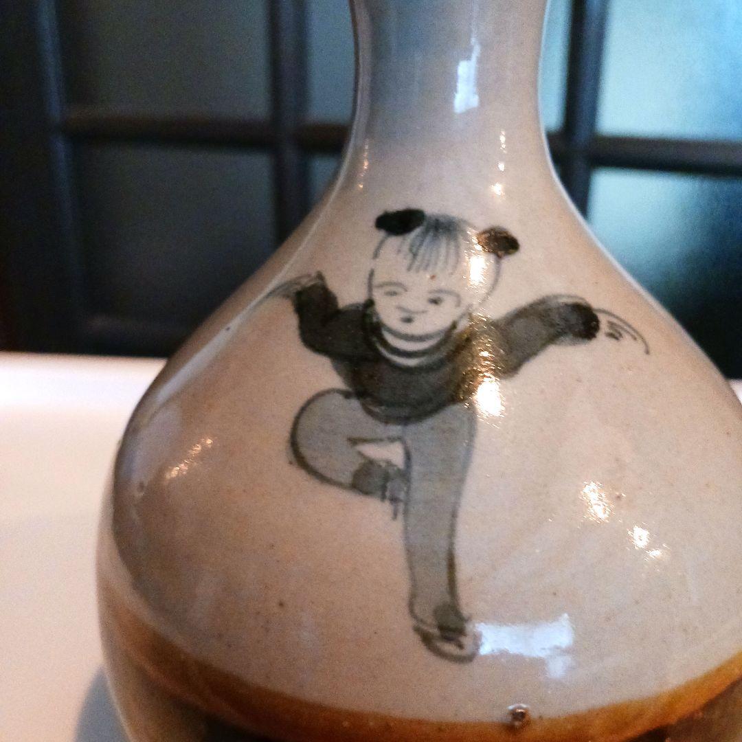 古伊万里 唐子掛分徳利