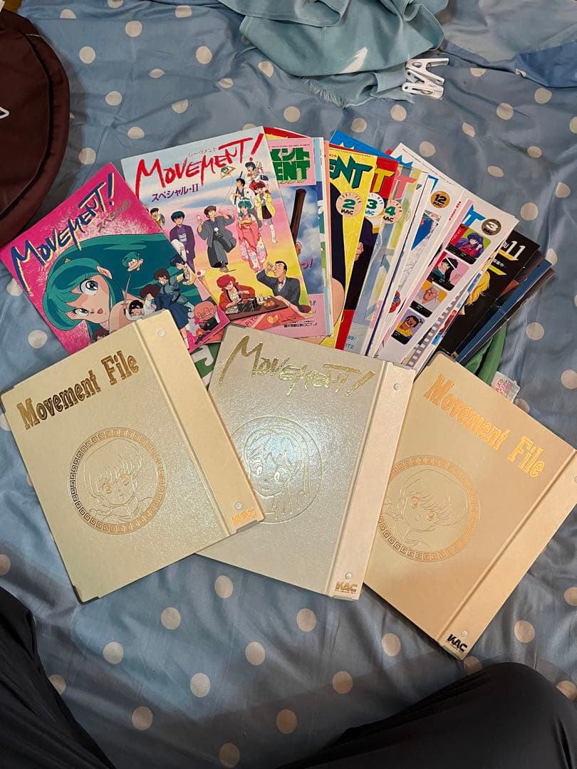 KAC キティアニメーションサークル 会報誌　ムーヴメントなど96冊　ファイル付