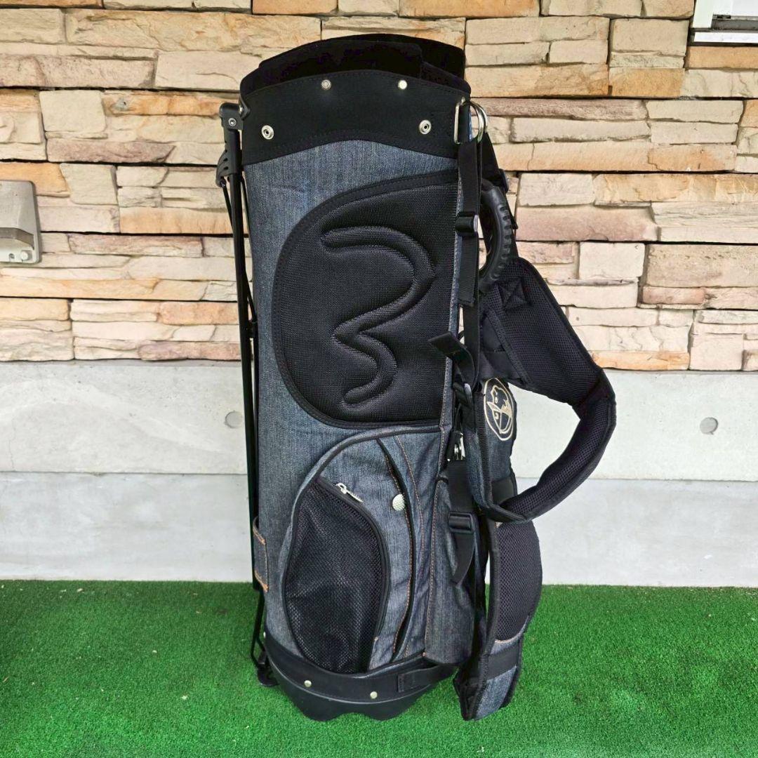 EVISU GOLF デニムキャディーバッグ8分割モデル スタンド機能付き