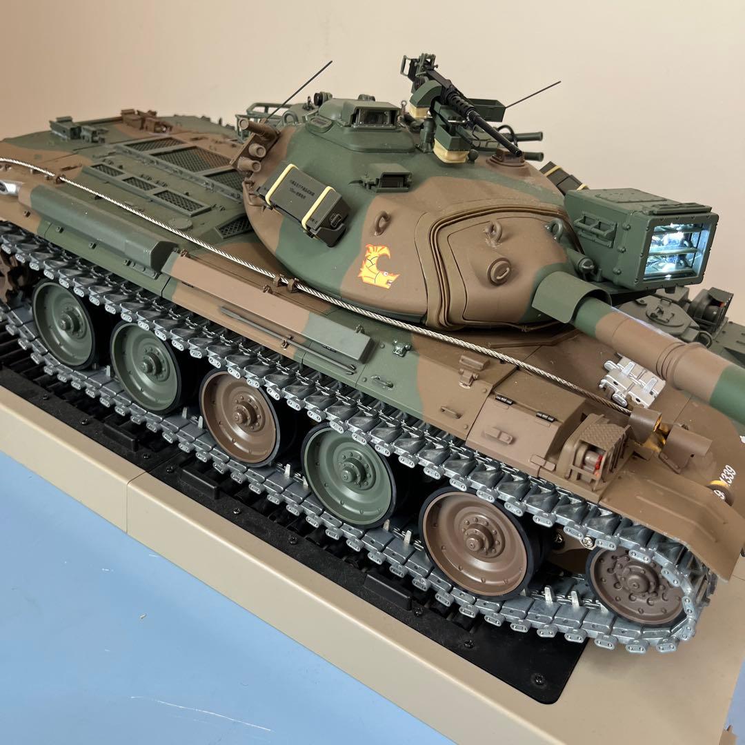 74式戦車 大型模型 リモコン付き