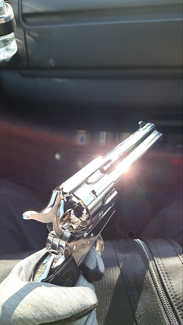 [美品] タナカ SAA ペガサス2 ニッケルフィニッシュ